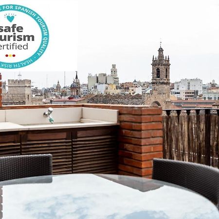 Ferienwohnung Travel Habitat Atico Ciutat Vella. Valencia Exterior foto