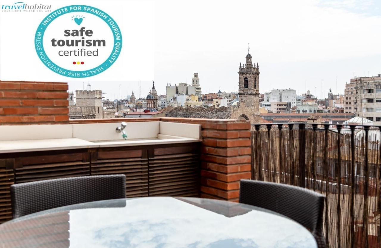 Ferienwohnung Travel Habitat Atico Ciutat Vella. Valencia Exterior foto