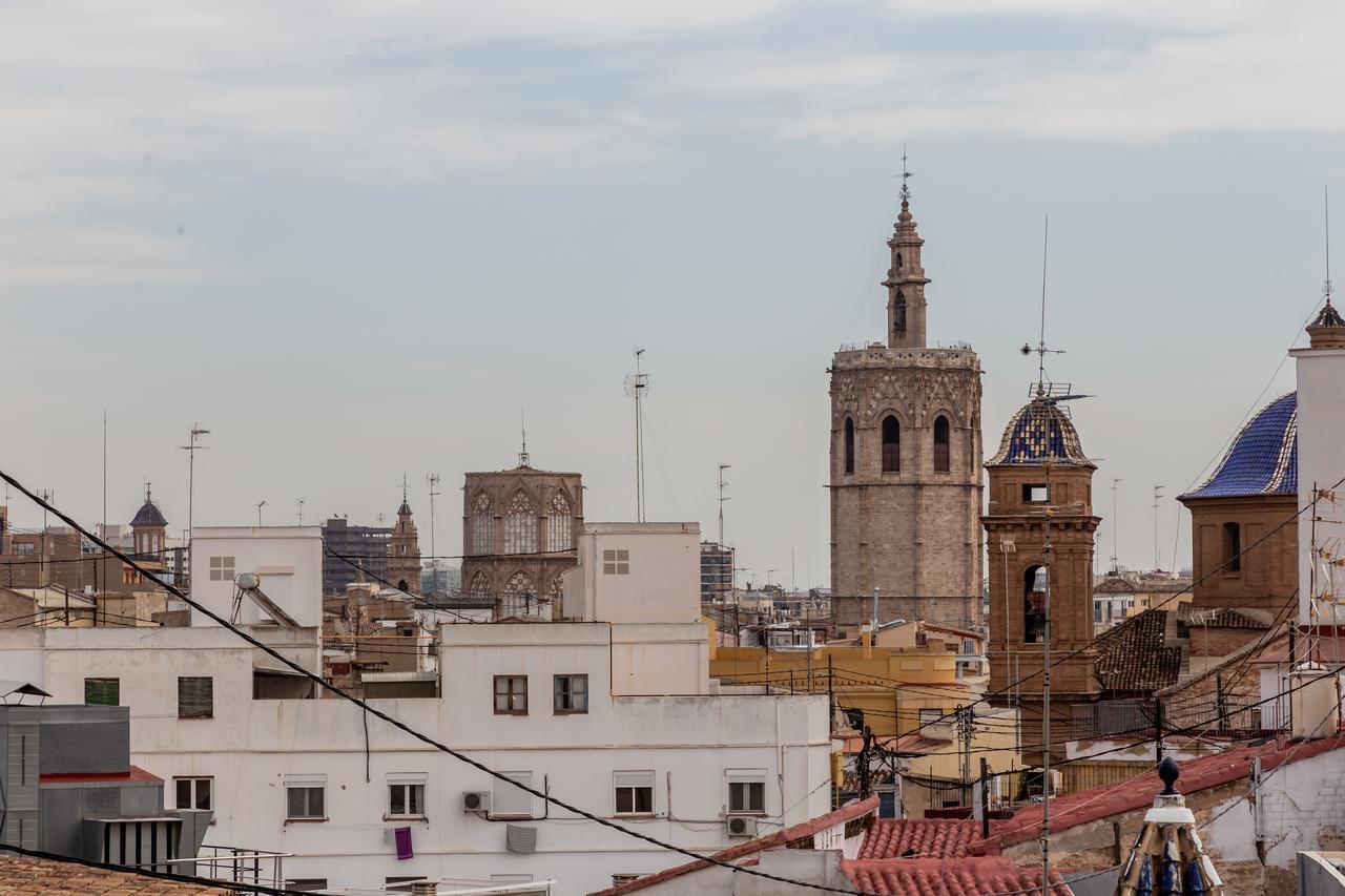 Ferienwohnung Travel Habitat Atico Ciutat Vella. Valencia Exterior foto